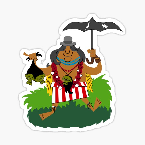 head salesman of the jungle Sticker