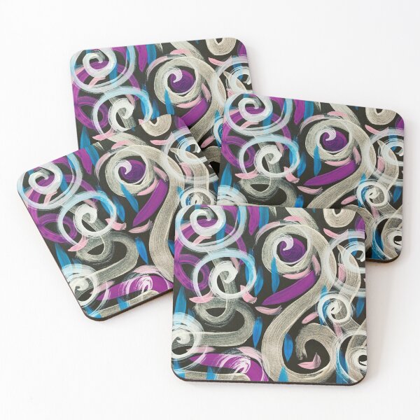 Item preview, Purple Twirls designed and sold by Libmandy.