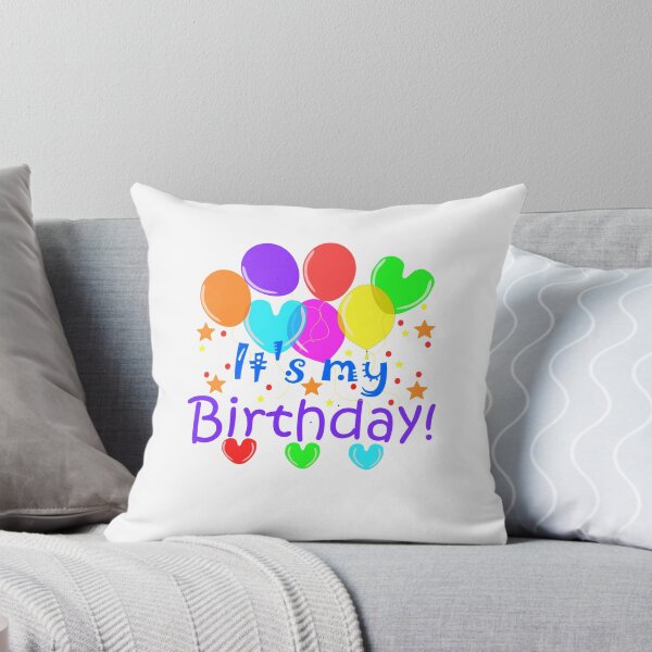 Item preview, Its my birthday Cute colored flying balloons 3 designed and sold by Graciouss.