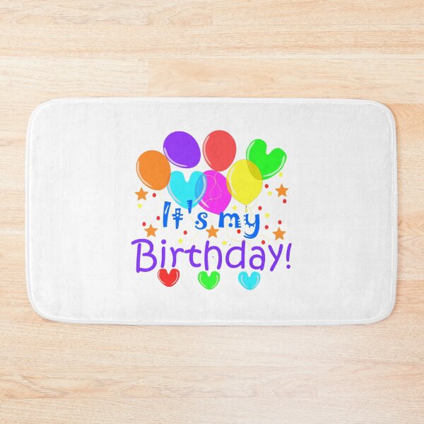 Item preview, Its my birthday Cute colored flying balloons 3 designed and sold by Graciouss.