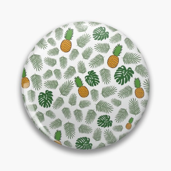 Item preview, Tropical Green Leaves And Pineapple Pattern designed and sold by Barolina.