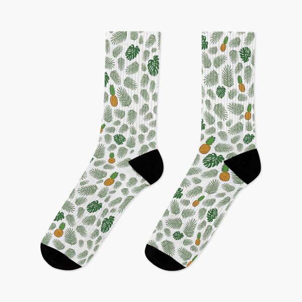 Item preview, Tropical Green Leaves And Pineapple Pattern designed and sold by Barolina.