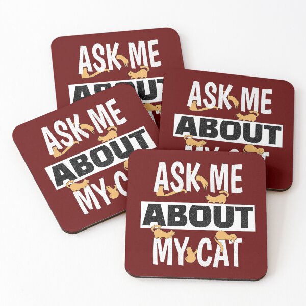 Item preview, Ask Me About My Cat designed and sold by Luvjesus2.