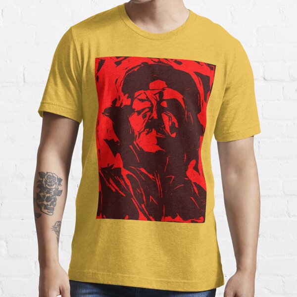 Abstract Che Guevara Black and Red High Contrast Pop Art Essential T-Shirt  for Sale by Dator