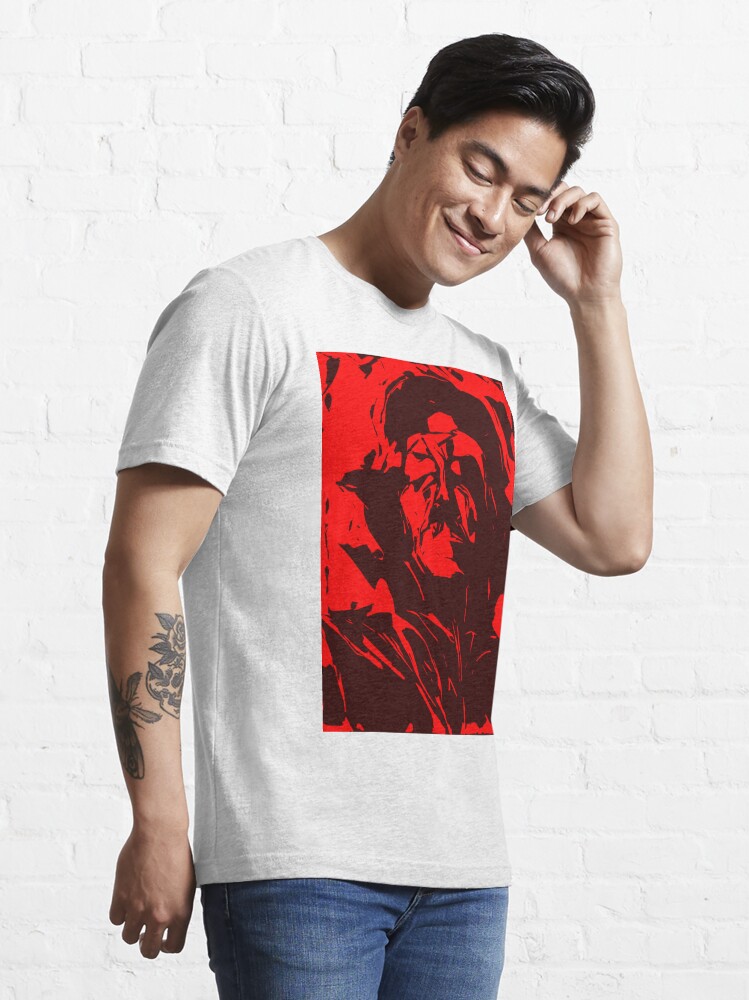 Abstract Che Guevara Black and Red High Contrast Pop Art Essential T-Shirt  for Sale by Dator