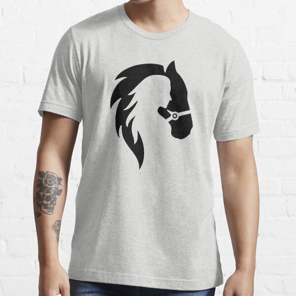 Women Cowboy Funny Cowgirl Horse Graphic Casual Essential T-Shirt
