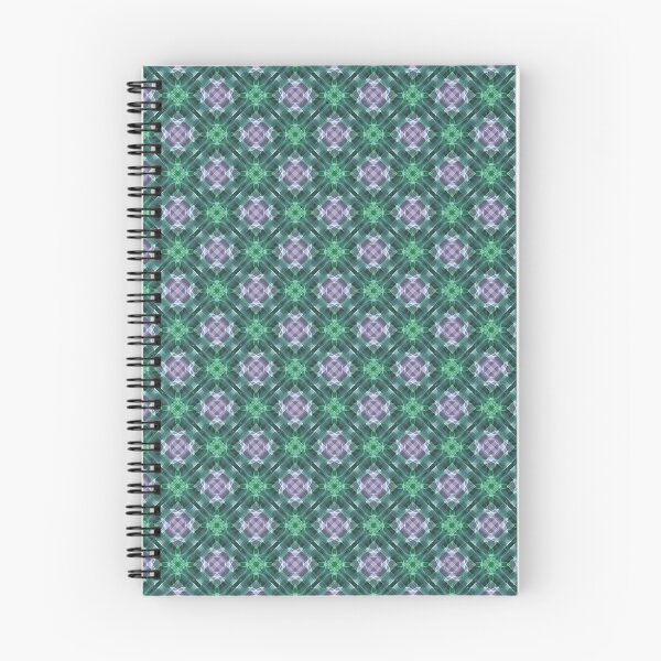 Item preview, Intricate Tiled Fractal in Green and Lavender designed and sold by BoundedChaos.
