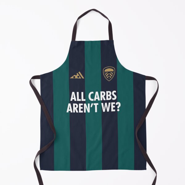 Item preview, Apron Leeds United "All Carbs aren't we?" designed and sold by LysDesigns.