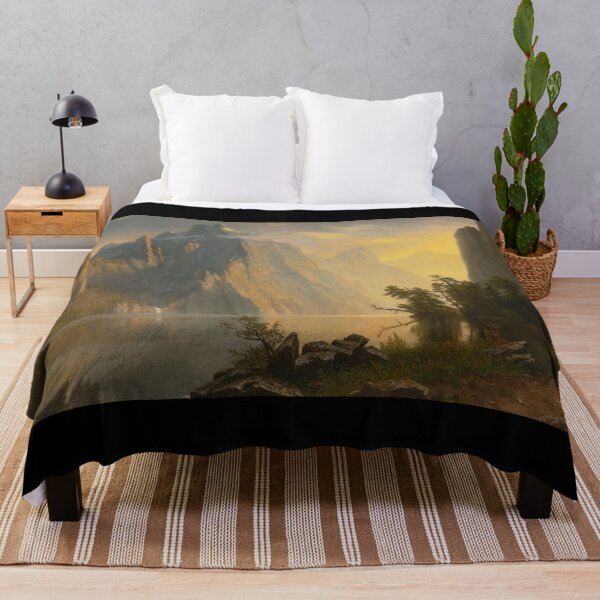 Item preview, A Lake in the Sierra Nevada - Albert Bierstadt designed and sold by 2Girls1Shirt.