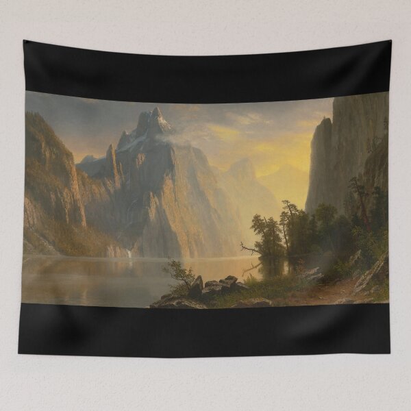 Item preview, A Lake in the Sierra Nevada - Albert Bierstadt designed and sold by 2Girls1Shirt.