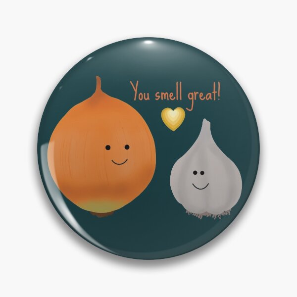 Item preview, Onion and Garlic, You Smell Great (blue) designed and sold by jvcoart.