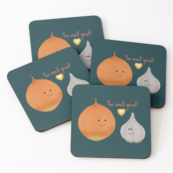 Item preview, Onion and Garlic, You Smell Great (blue) designed and sold by jvcoart.