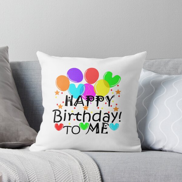 Item preview, Happy birthday to me Its my birthday Cute colored flying balloons 5 designed and sold by Graciouss.