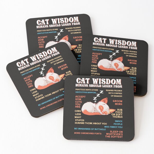 Item preview, CAT WISDOM HUMANS SHOULD LEARN FROM! designed and sold by UNITEES21.