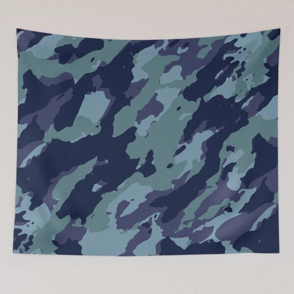 Item preview, Blue camouflage pattern designed and sold by DerSenat.