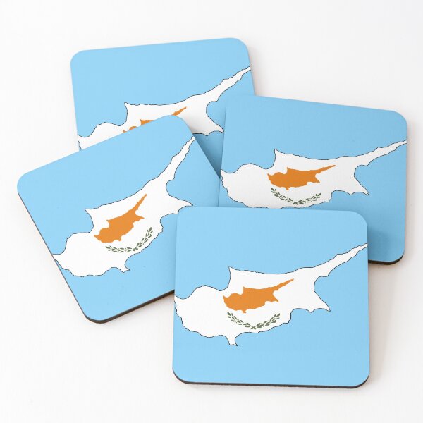 Item preview, Cyprus Map and Flag designed and sold by Laffinch.