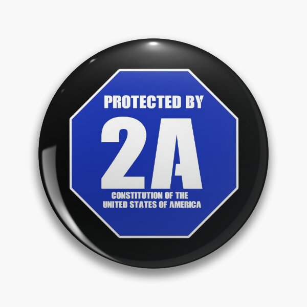 Item preview, Pro 2A - Protected By 2A Sign - 2nd Amendment designed and sold by American-Proud.