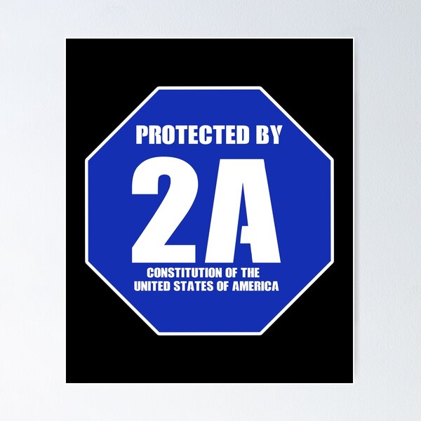Protected By 2nd Amendment Posters for Sale | Redbubble
