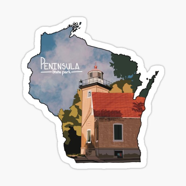 Wisconsin State Park Stickers Redbubble