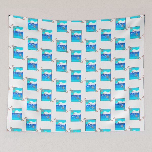Item preview, Aesthetic Japanese City Pop Ocean Pixel  designed and sold by Marinaaa010.
