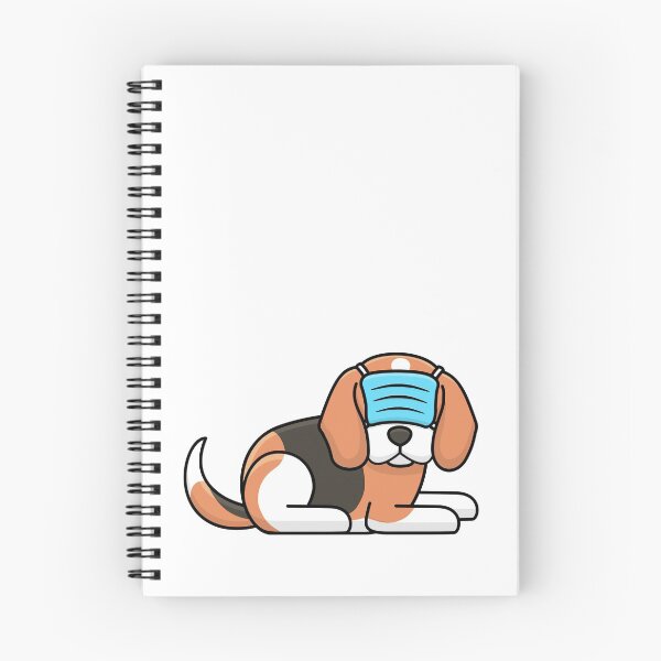 Item preview, Beagle "wearing" a facemask designed and sold by Pani-co.