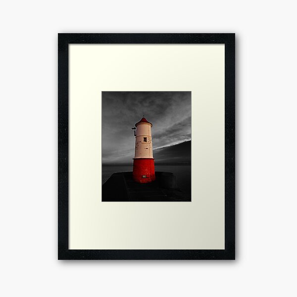 Berwick Upon Tweed Lighthouse Framed Art Print