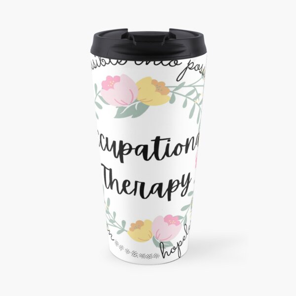 Terapia ocupacional Taza de viaje