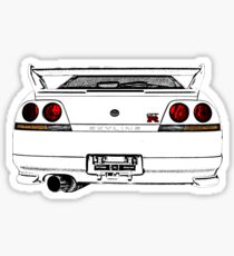 Nissan Skyline R33 GT-R (back) Sticker
