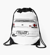Nissan Skyline R33 GT-R (back) Drawstring Bag
