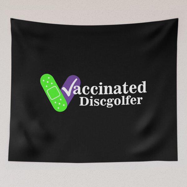 Item preview, Vaccinated Check - Disc Golf designed and sold by DiscGolfArts.