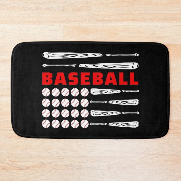 Artikelvorschau, Baseball Fans Patriotische Baseball Flagge Baseball & Fledermäuse Design entworfen und verkauft von ThreadsNouveau.