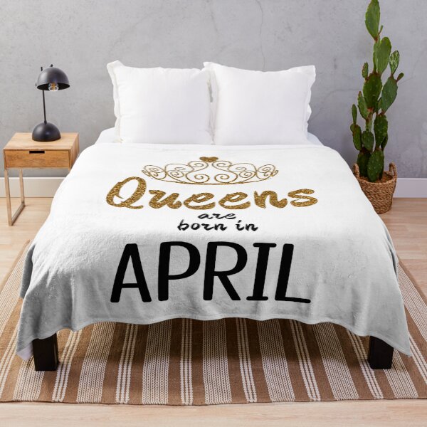 Item preview, Queens are born in april designed and sold by Rehaaam.