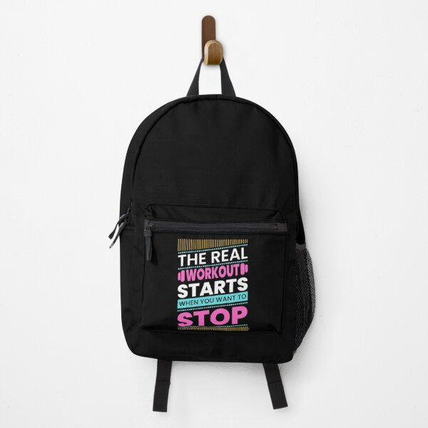 Item preview, The Real Workout Starts When You Want To Stop designed and sold by GeeHanz.