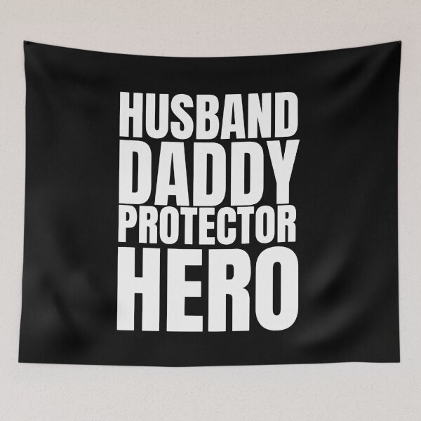 Item preview, husband daddy protector hero father's day gift designed and sold by oussama dif.