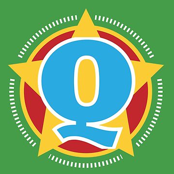 Artwork thumbnail, Superhero Letter Q. Star and stripes by mgulin