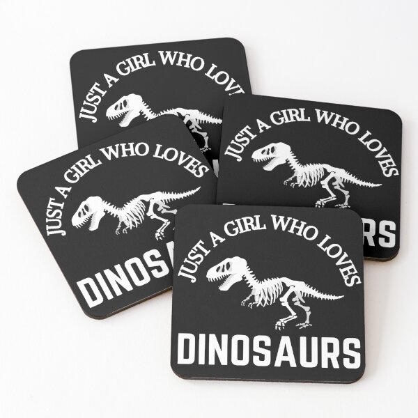 Item preview, Just A Girl Who Loves Dinosaurs designed and sold by TeePartyHost.