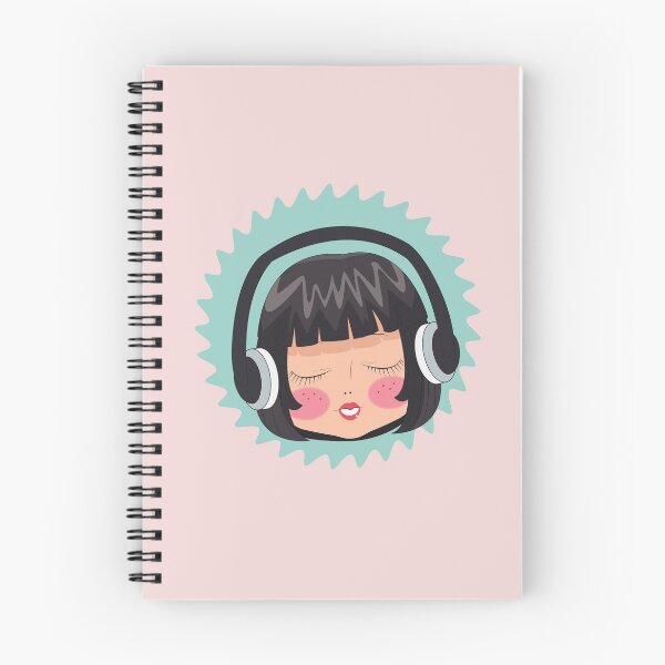 Item preview, Woman Face girl drawing abstract pink abstractface  headphone designed and sold by Queengood.