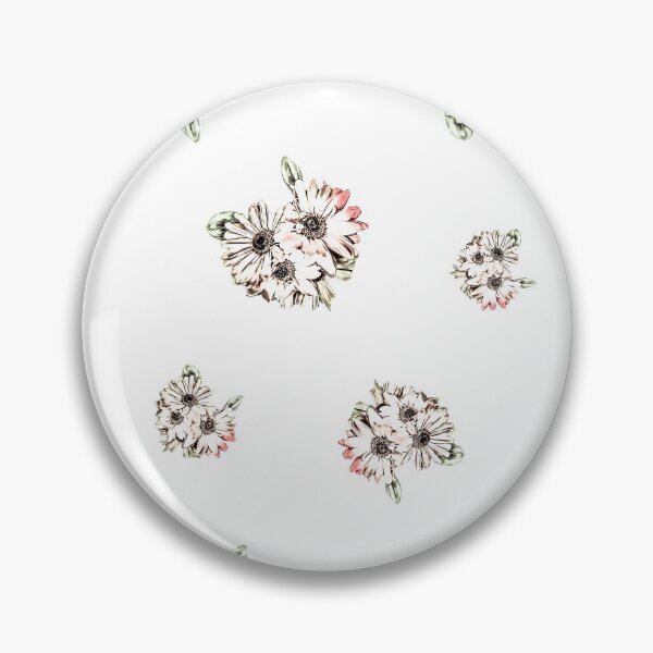 Item preview, Blush Pink Jacquard Floral Sticker Pack designed and sold by Designs By YL.