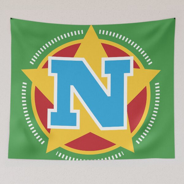 Item preview, Superhero Letter N. Star and stripes designed and sold by mgulin.