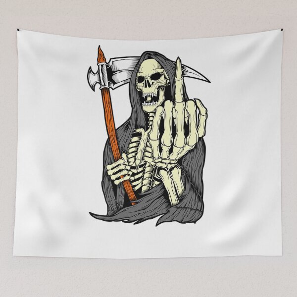 Item preview, Grim reaper hand detailed illustration designed and sold by cumarto119.