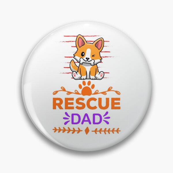 Item preview, Rescue Dad - corgi puppy designed and sold by Douglas  Walker.
