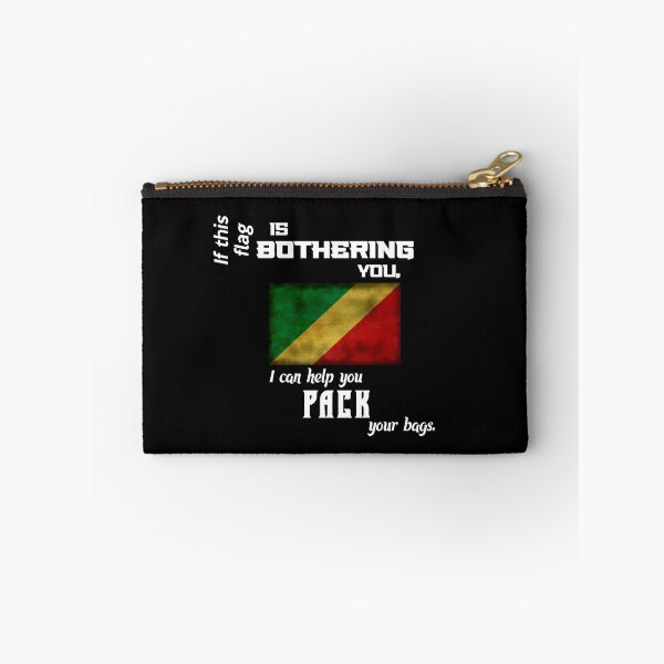 Item preview, Congolese flag - pack your bags (Republic of the Congo) designed and sold by 2Girls1Shirt.