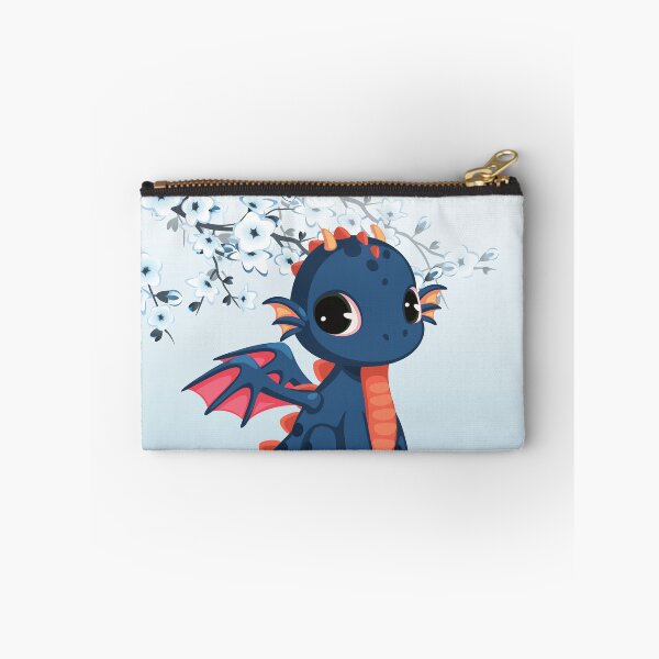 Item preview, Cute Red Blue Chibi Manga Dragon designed and sold by Nina Baydur.