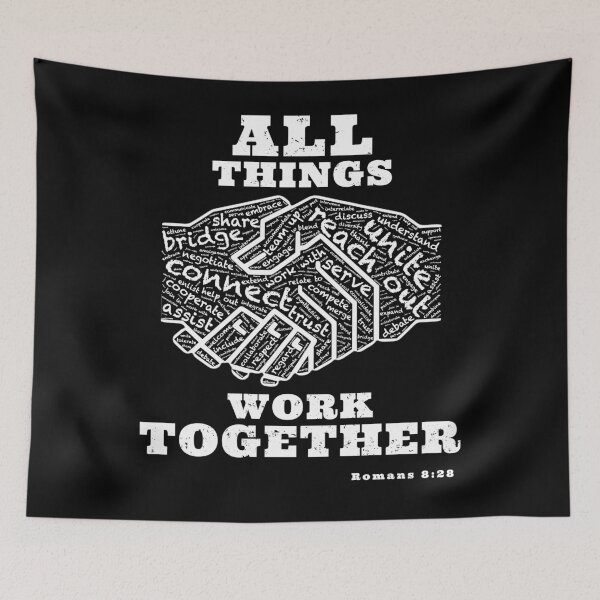 Item preview, All Things Work Together - Romans 8:28 designed and sold by MakersKeystone.