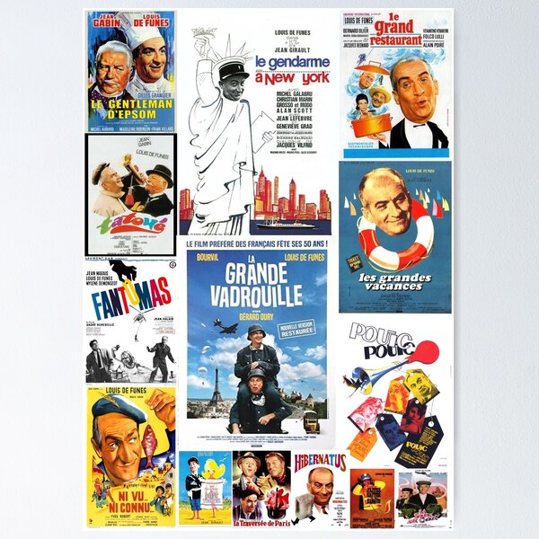 Meilleures Affiches Film Classique Français Louis de Funès