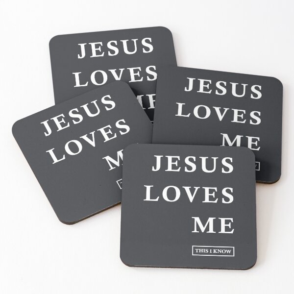 Item preview, Jesus loves me this I know | Christian Saying Quote designed and sold by cidolopez.