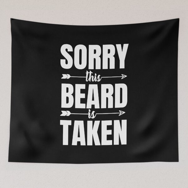 Item preview, Sorry This beard is taken couple's boyfriend gift for him designed and sold by oussama dif.