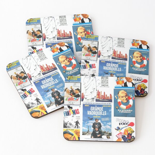 Item preview, Louis de Funes movie poster compilation designed and sold by Typeroyale.
