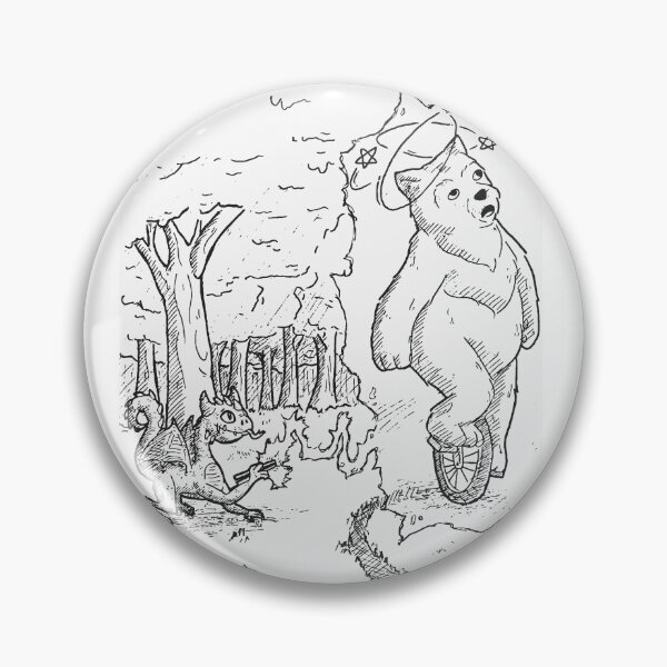 Item preview, Dragon casting a spell on a bear on a tricycle designed and sold by ludovicoderic.