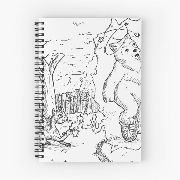 Artikelvorschau, Drache verzaubert einen Bären auf einem Dreirad entworfen und verkauft von ludovicoderic.